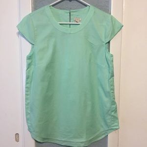 J Crew blouse green XS